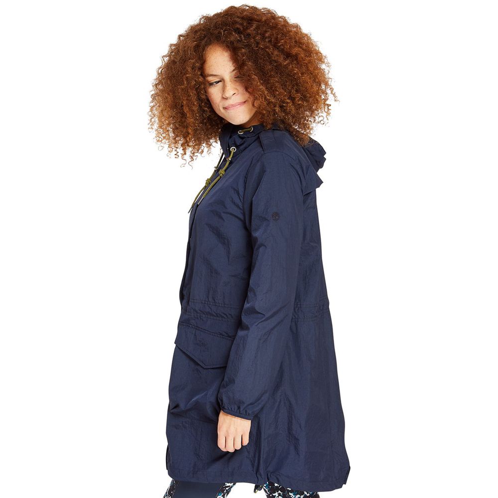 Parka Timberland Mujer Ligera Parka Azul Marino - Chile RWT-745316